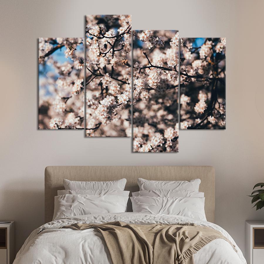 Картина квіти та рослини Прекрасна квітуча вишня 149x106 см (A998-4)