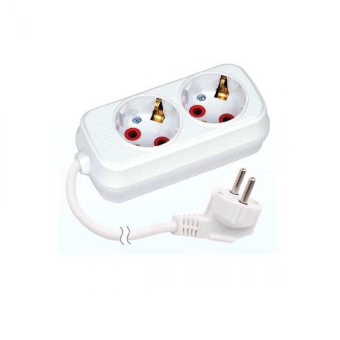 Удлинитель HOROZ ELECTRIC 2 гнезда 5 м с заземлением (542973930) Удлинитель HOROZ ELECTRIC 2 гнезда 5 м с заземлением (542973930)