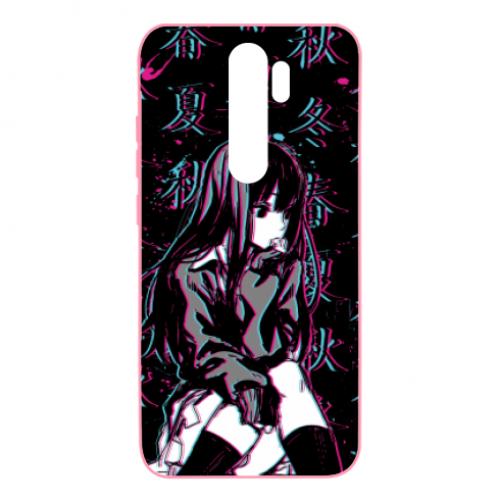 Чехол для Xiaomi Redmi Note 8 Pro Anime Girl Glitch (7405731-7-140604)