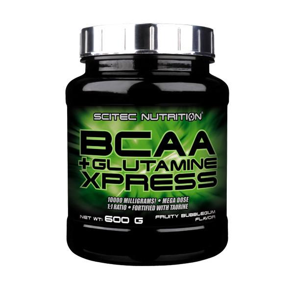 Амінокислоти Scitec Nutrition BCAA + Glutamine Xpress 600 г Жувальна гумка (07223-01)