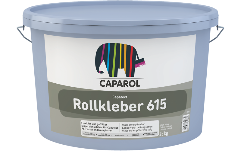 Розчин клейовий дисперсійний для утеплювача Caparol 615 Rollkleber 25 кг