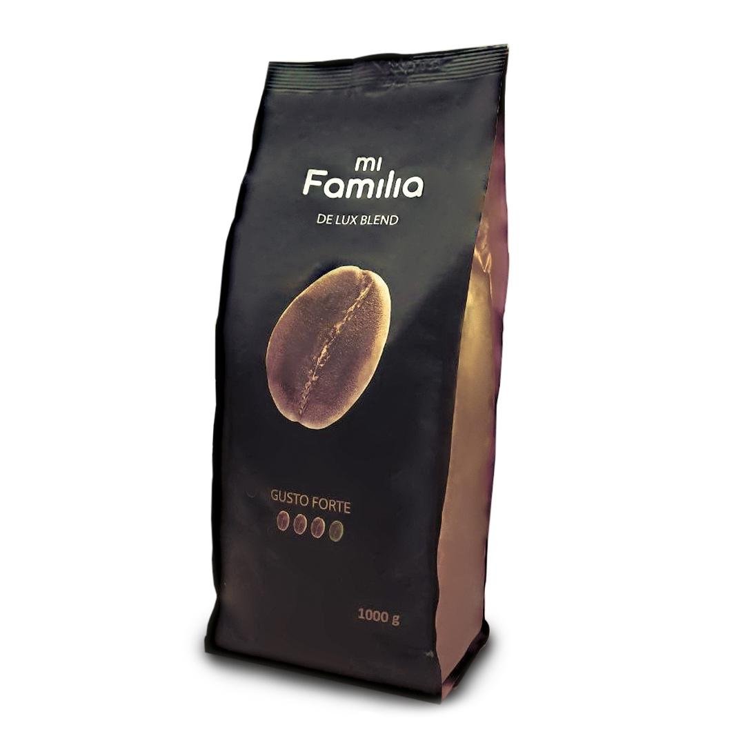 Кава в зернах Mi Famiglia De Lux Blend Gusto Forte 1 кг (23953746)