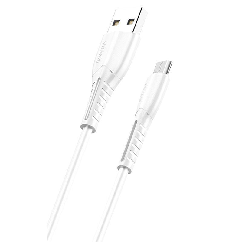 Кабель Usams US-SJ365 U35 USB/MicroUSB 1 м White (00000062639_2)