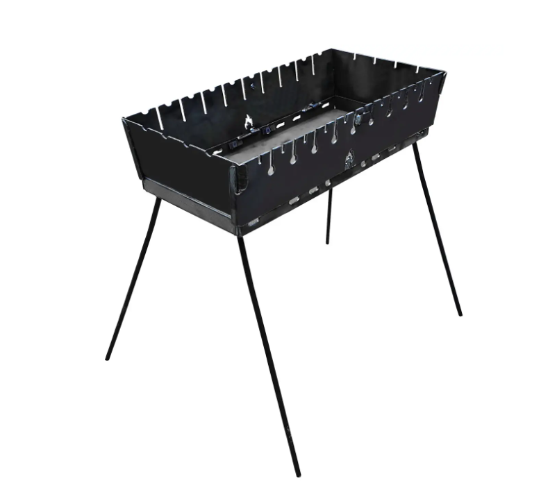 Мангал складний Вогник на 10 шампурів 3 мм (718)