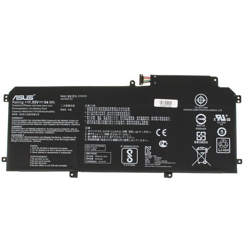Аккумулятор для ноутбука Asus U3000CAK 4680 mAh 11,55V (135665)