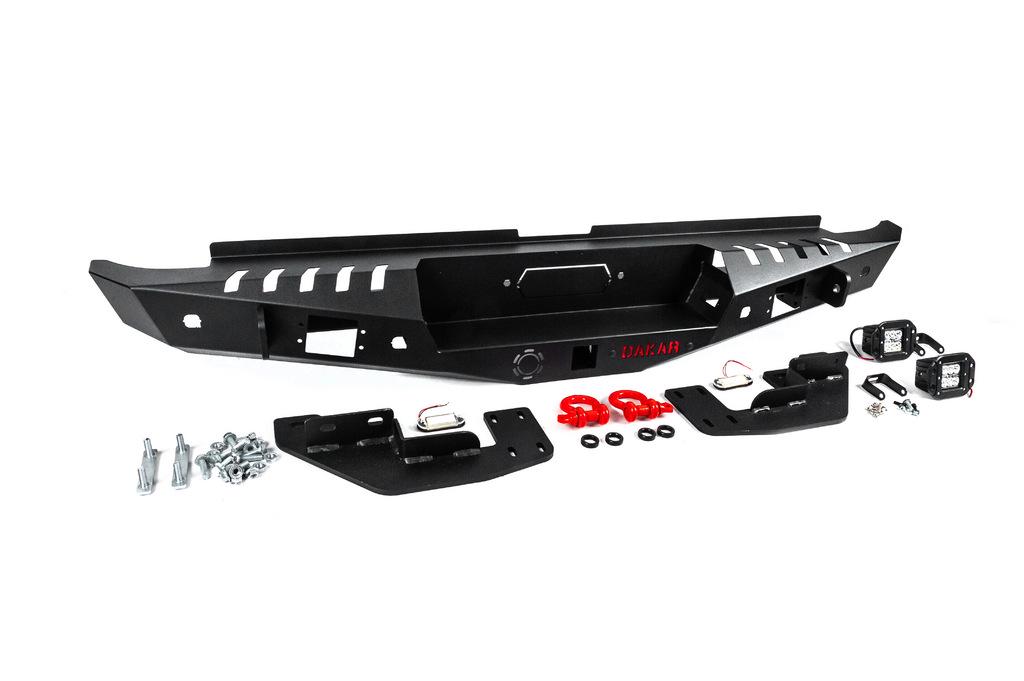 Бампер задний усиленный Dakar V2 для Ford Ranger 2011-2022 (113300) - фото 3