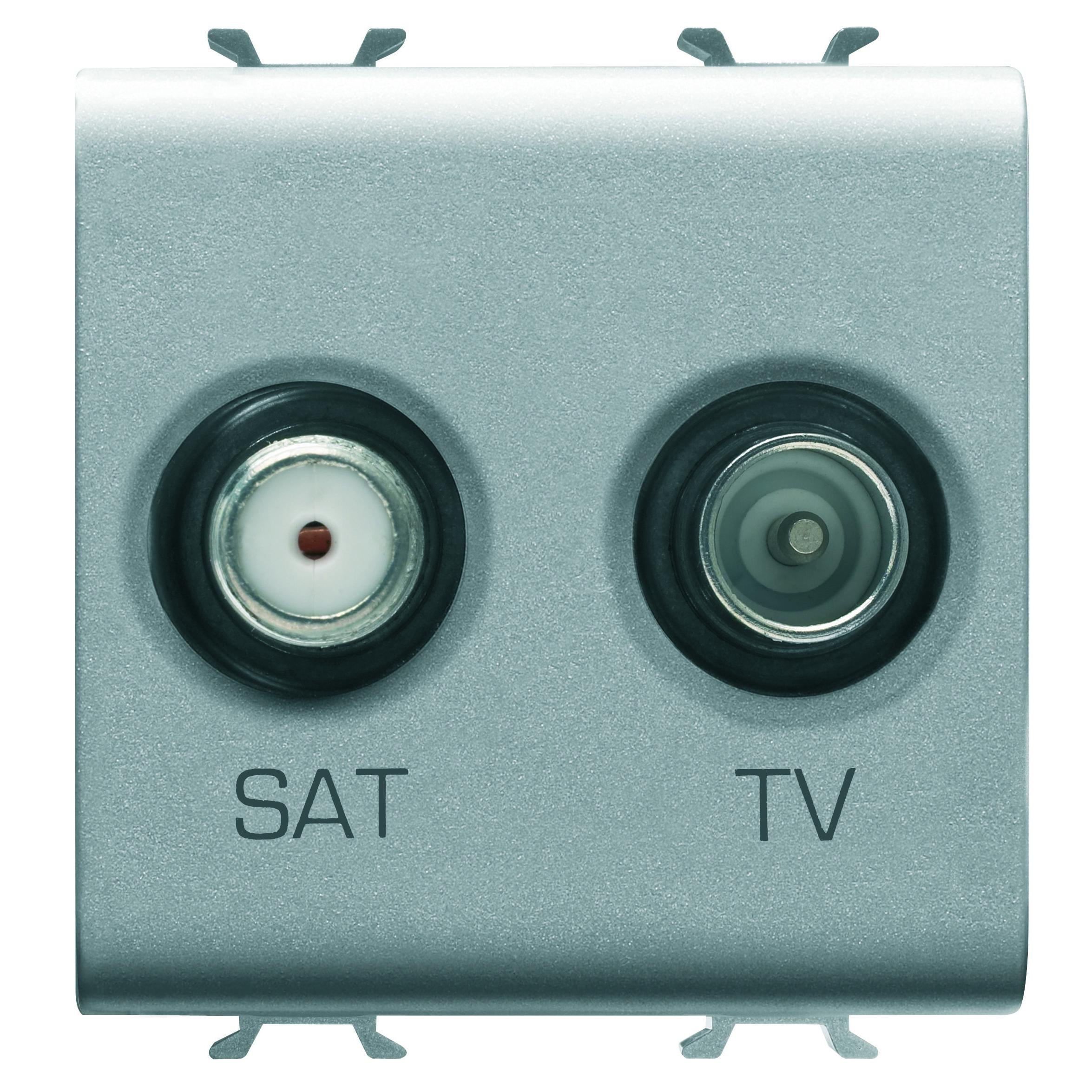 Розетка TV+SAT кінцева Gewiss Chorusmart Титан (GW14383)
