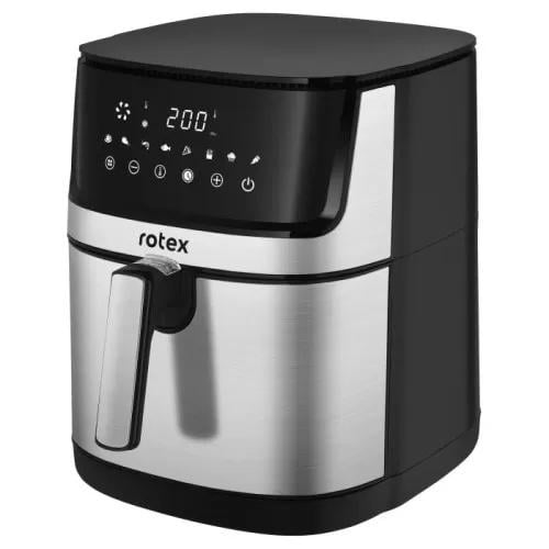Мультипечь-аэрофритюрница Rotex ROM770-XL 7,5 л Черный (GR-06987)