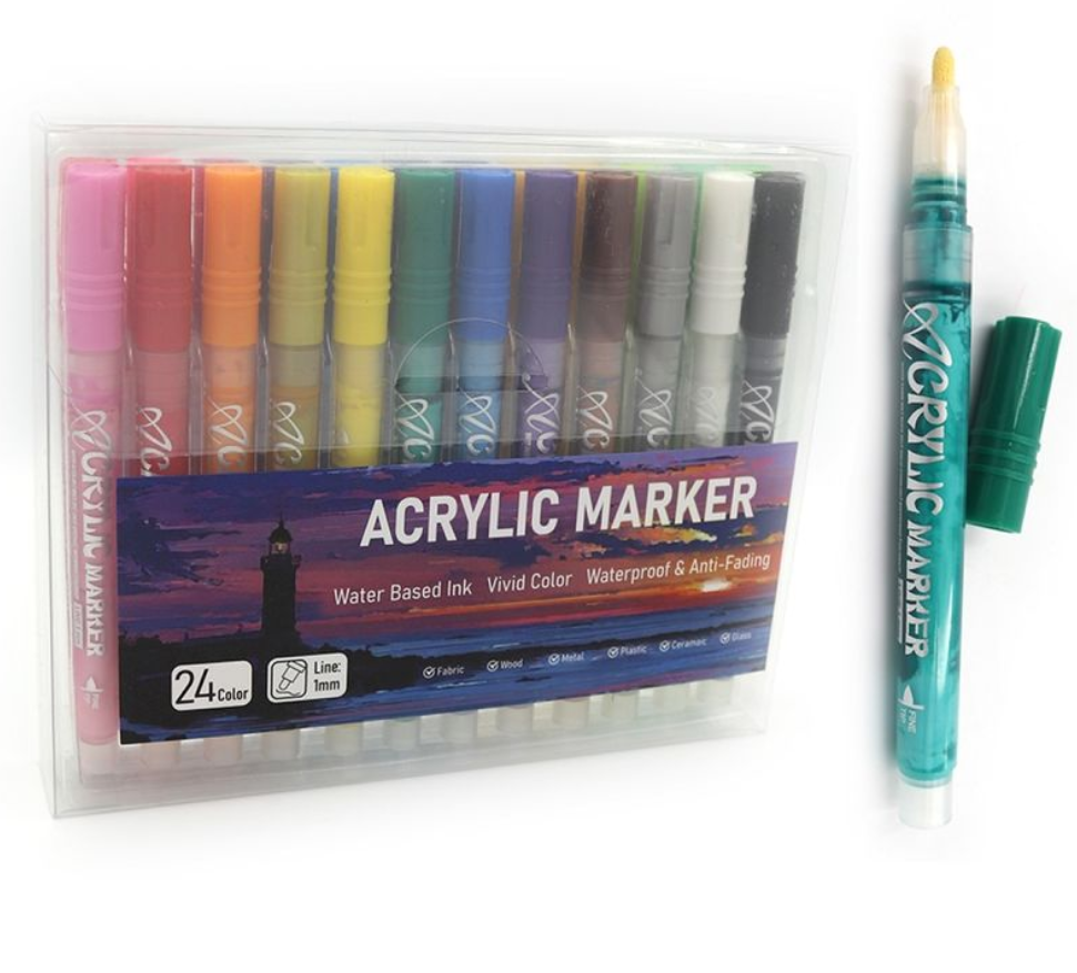 Набор акриловыхМаркеров Josef Otten RIANCY 24 цветов