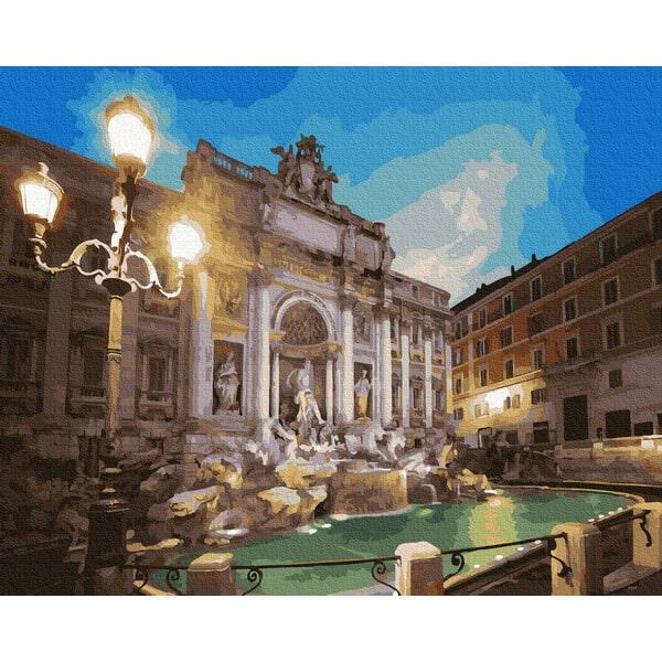 Картина по номерам Brushme GX32843 Вид на фонтан Треви 40х50 см (1377797770)