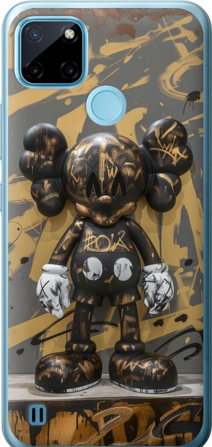Чехол на Realme C25Y Bronze kaws (6097t-2553-42517)