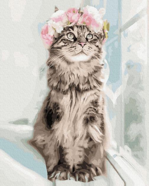 Картина по номерам Rainbow Art Кошачий портрет (GX36061-RA)