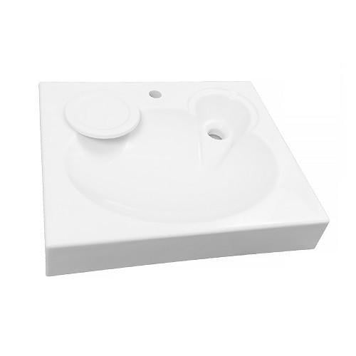 Умивальник на пральну машину акриловий Redokss San OBERON 60х50 см - фото 2 Умивальник на пральну машину акриловий Redokss San OBERON 60х50 см - фото 2