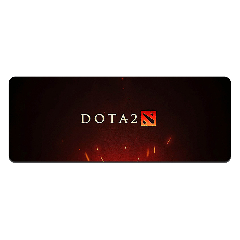 Коврик тканевый DOTA2 2х300х700 мм Black Red (YUT_V11077)