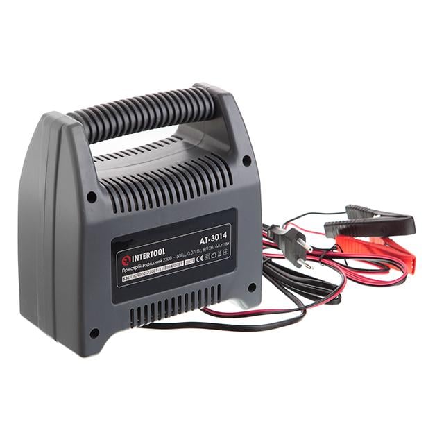 Пристрій зарядний для акумуляторів Intertool 6/12 В (AT-3014) - фото 4 Пристрій зарядний для акумуляторів Intertool 6/12 В (AT-3014) - фото 4