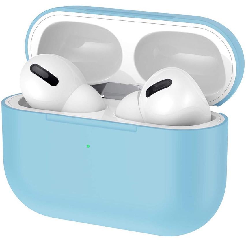 Силиконовый чехол для наушников Silicone Case for AirPods Pro, Sky Blue