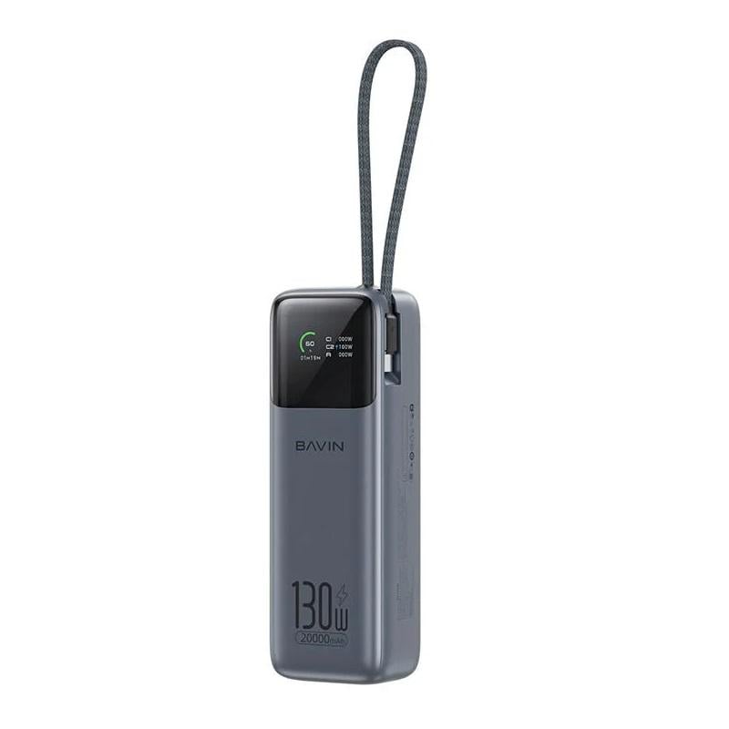 Повербанк BAVIN PC1233S 20000 mAh FAST CHARGING 130W 72Вт/ч Gray Повербанк BAVIN PC1233S 20000 mAh FAST CHARGING 130W 72Вт/ч Gray