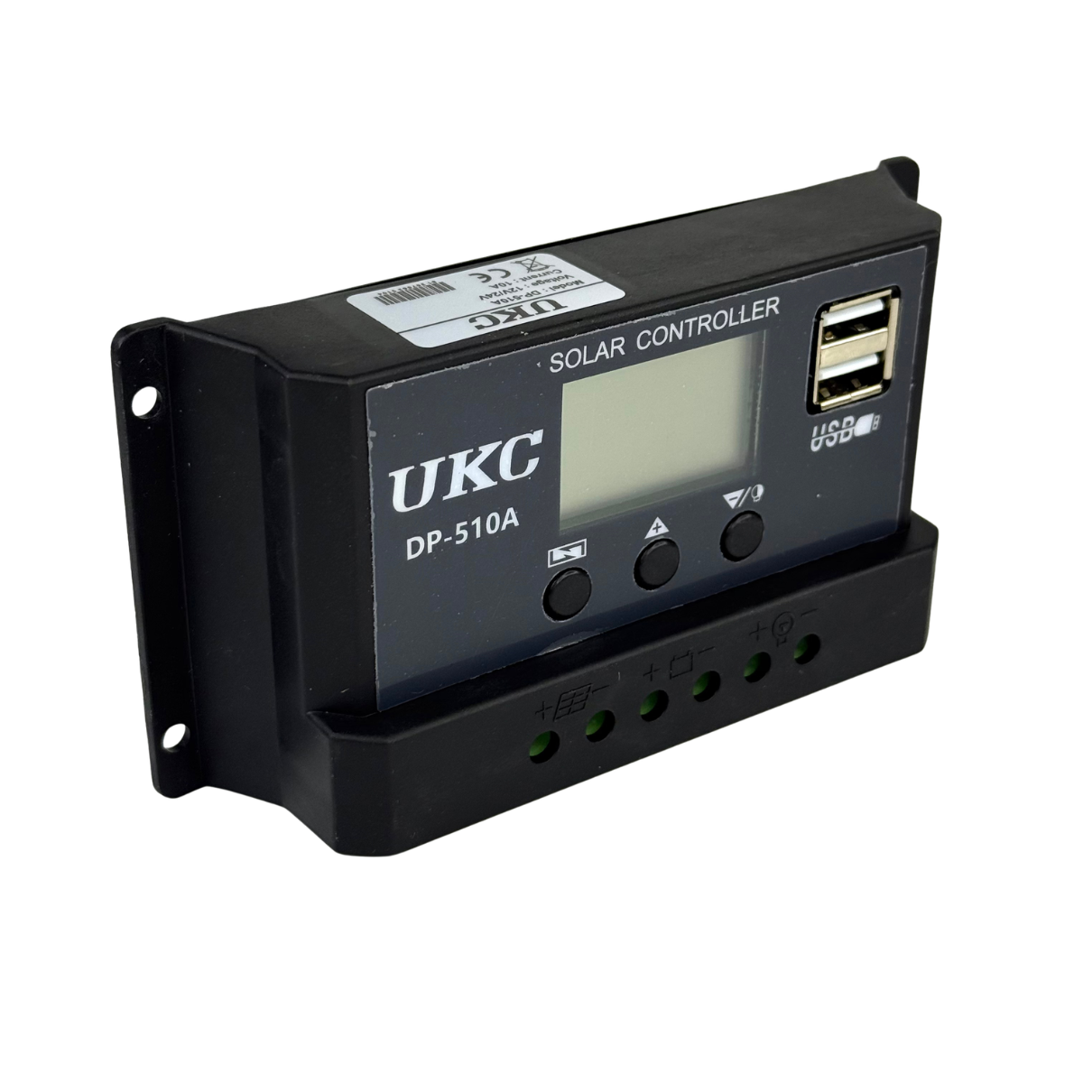 Контроллер заряда солнечной батареи PWM для свинцово-кислотных аккумуляторов 10А 12V/24V (PD-510A)