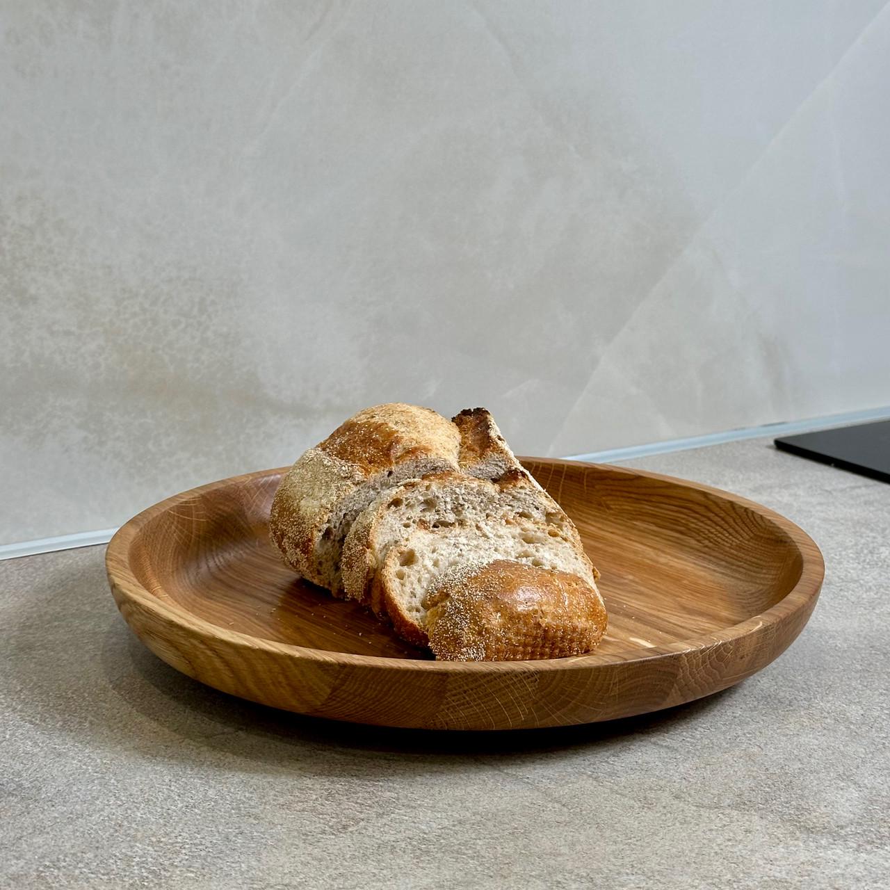 Тарілка дерев'яна 30 см (DS9) - фото 2 Тарілка дерев'яна 30 см (DS9) - фото 2