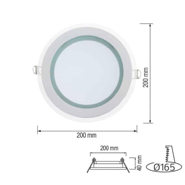 Світильник cвітлодіодний Horoz Electric Clara-15 15W 6400K - фото 3