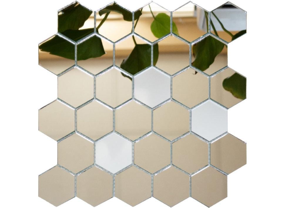 Мозаїка дзеркальна Vivacer ZOB-60 на сітці (001475)