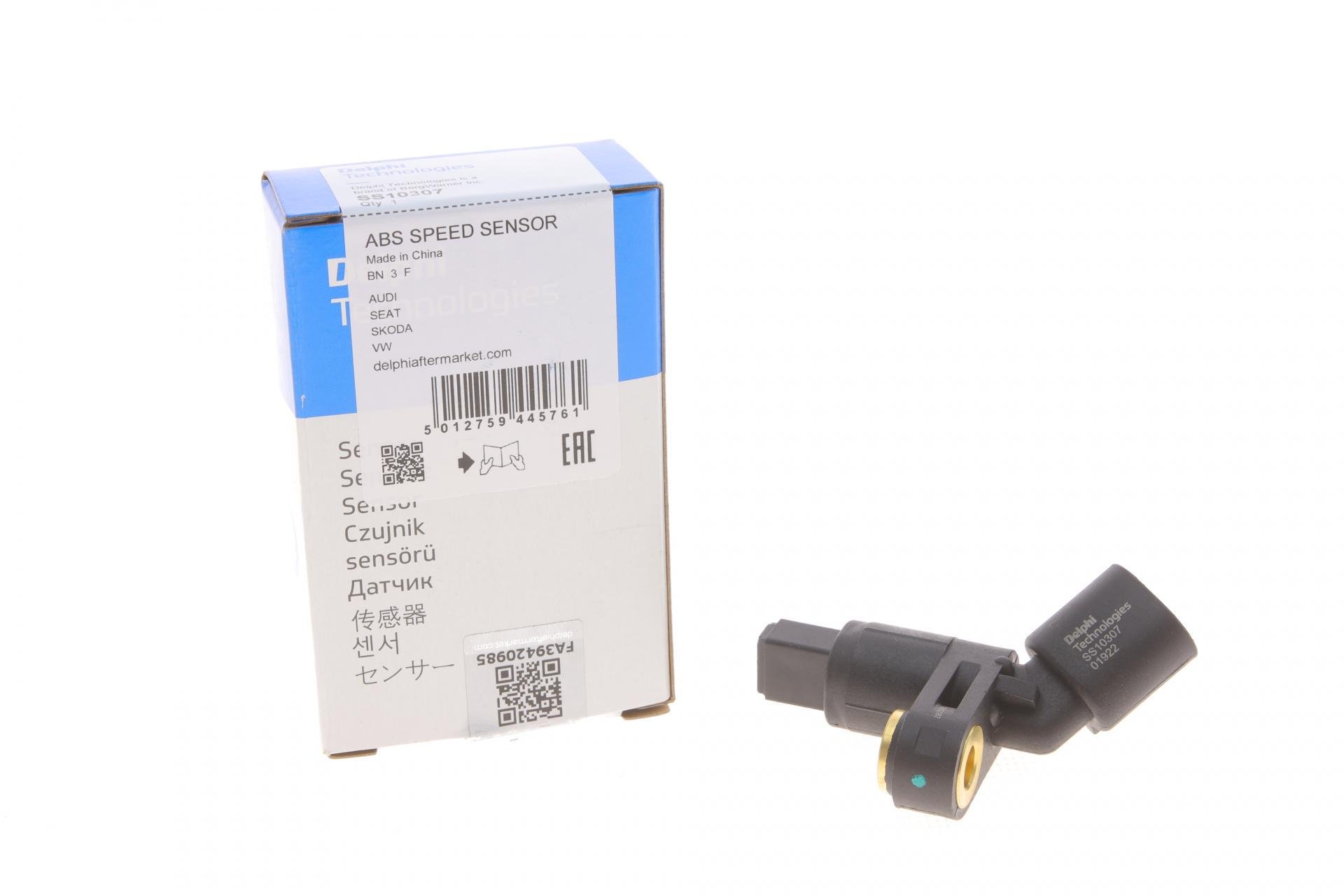 Датчик DELPHI ABS передний VW Caddy II 1,4/1,6/1,9TDi 95-04 L (SS10307)