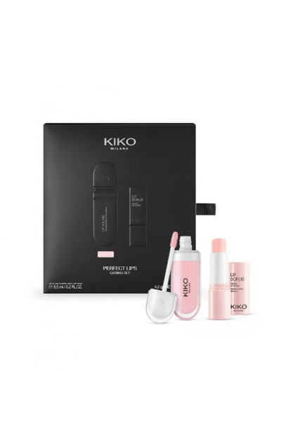 Набір для губ Kiko Milano Perfect Lips Caring Set скраб для губ 4,2 г/блиск для губ 6,5 мл (18913086)