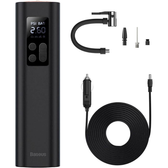 Насос автомобильный Baseus Super Mini Inflator Pump (CRCQ000001) - фото 8
