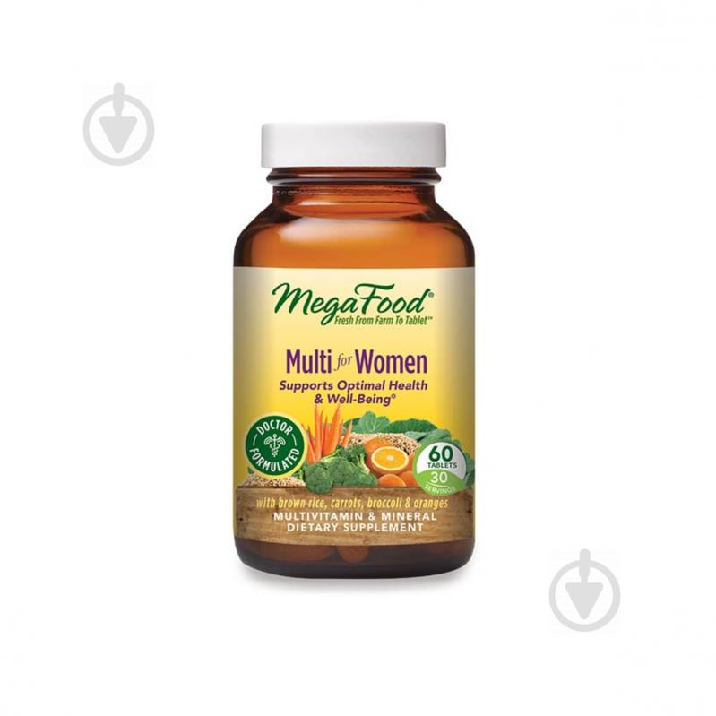 Мультивитамины для Женщин, Multi for Women, MegaFood, 60 таблеток