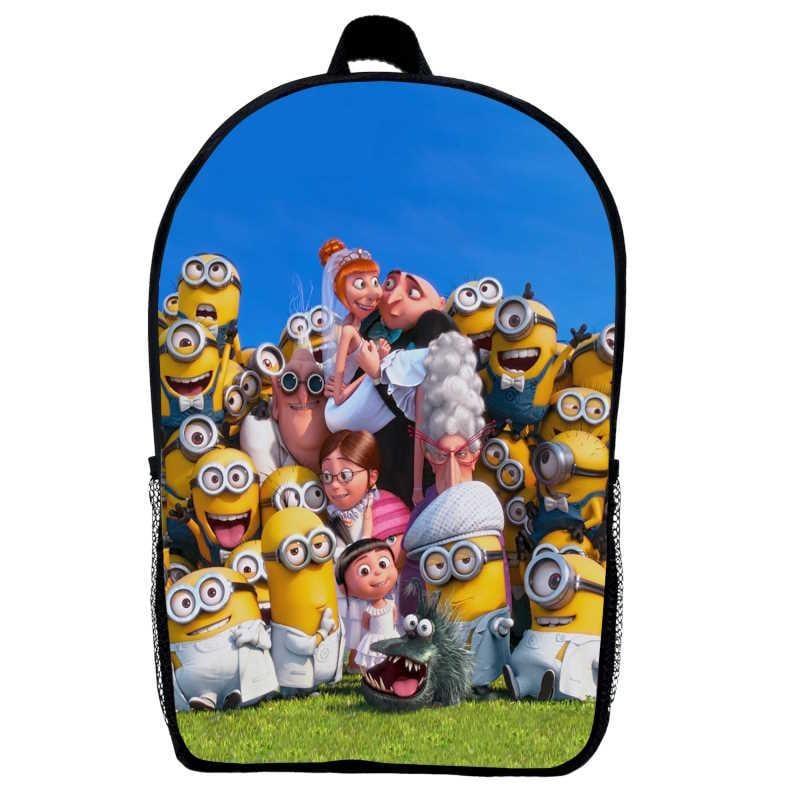 Школьный рюкзак mini ons 02 39х27х14 см 14 л Черный (2364861558)