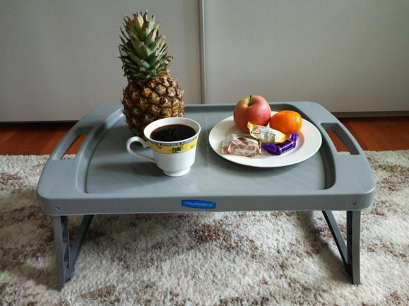 Таця розкладна пластикова Сірий (21264396) - фото 4