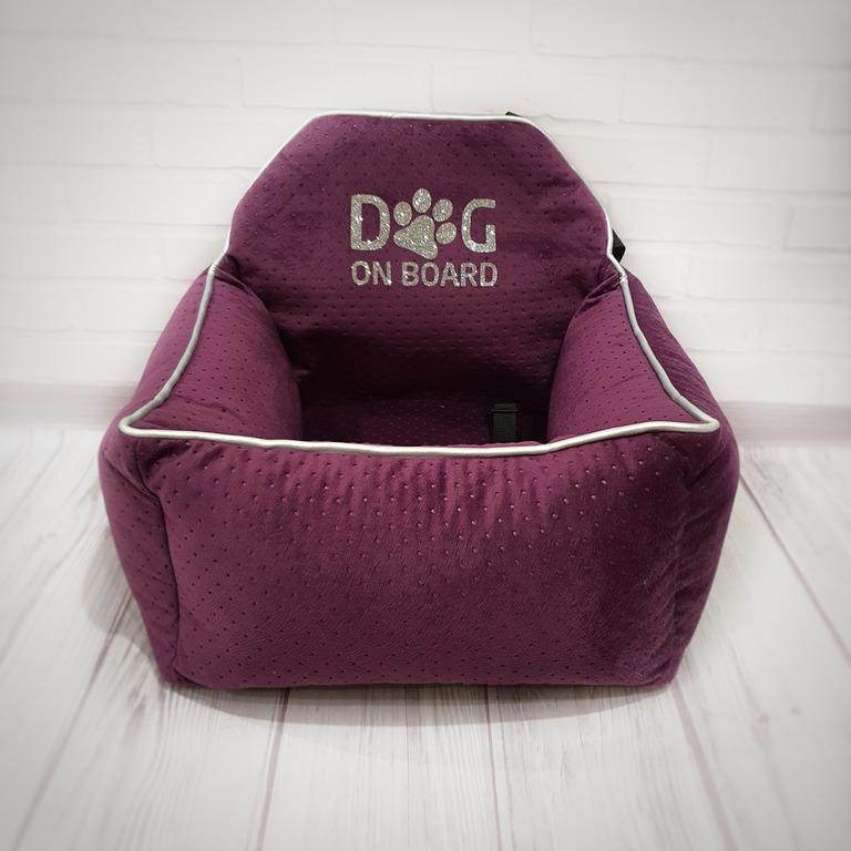 Автокрісло для собак Amore mio Cane Small до 5 кг 50х45х25 см Burgundy (CS-0007) - фото 2 Автокрісло для собак Amore mio Cane Small до 5 кг 50х45х25 см Burgundy (CS-0007) - фото 2