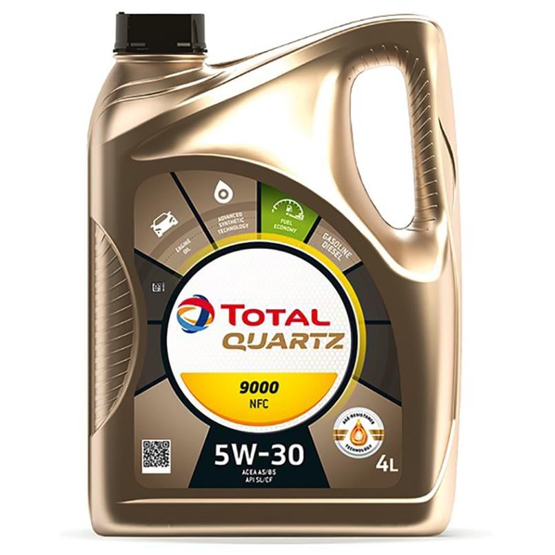 Моторное масло Total Quartz 9000 5W-30 4 л (213836)