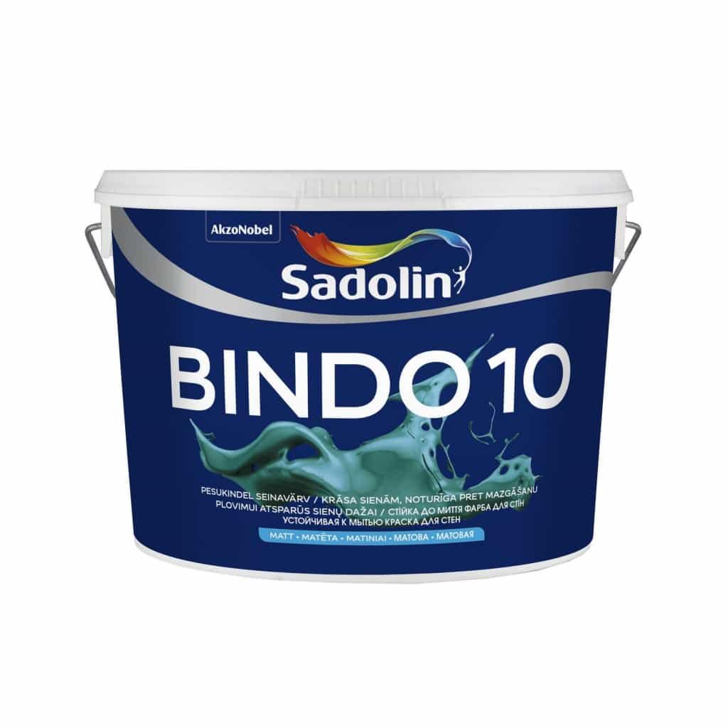 Краска стен и потолков Sadolin Bindo 10 моющая 9 л Белый матовый (29-3140-3582) Краска стен и потолков Sadolin Bindo 10 моющая 9 л Белый матовый (29-3140-3582)
