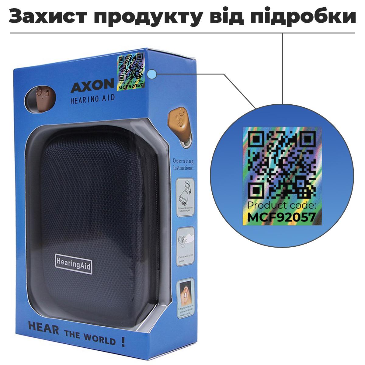 Слуховой аппарат AXON K-88 подзаряжаемый компактный - фото 6