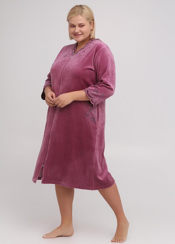 Халат Wild love 2ХL Сиреневый (21231-25)