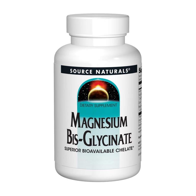 Магний Source Naturals Magnesium Bis-Glycinate 60 таблеток