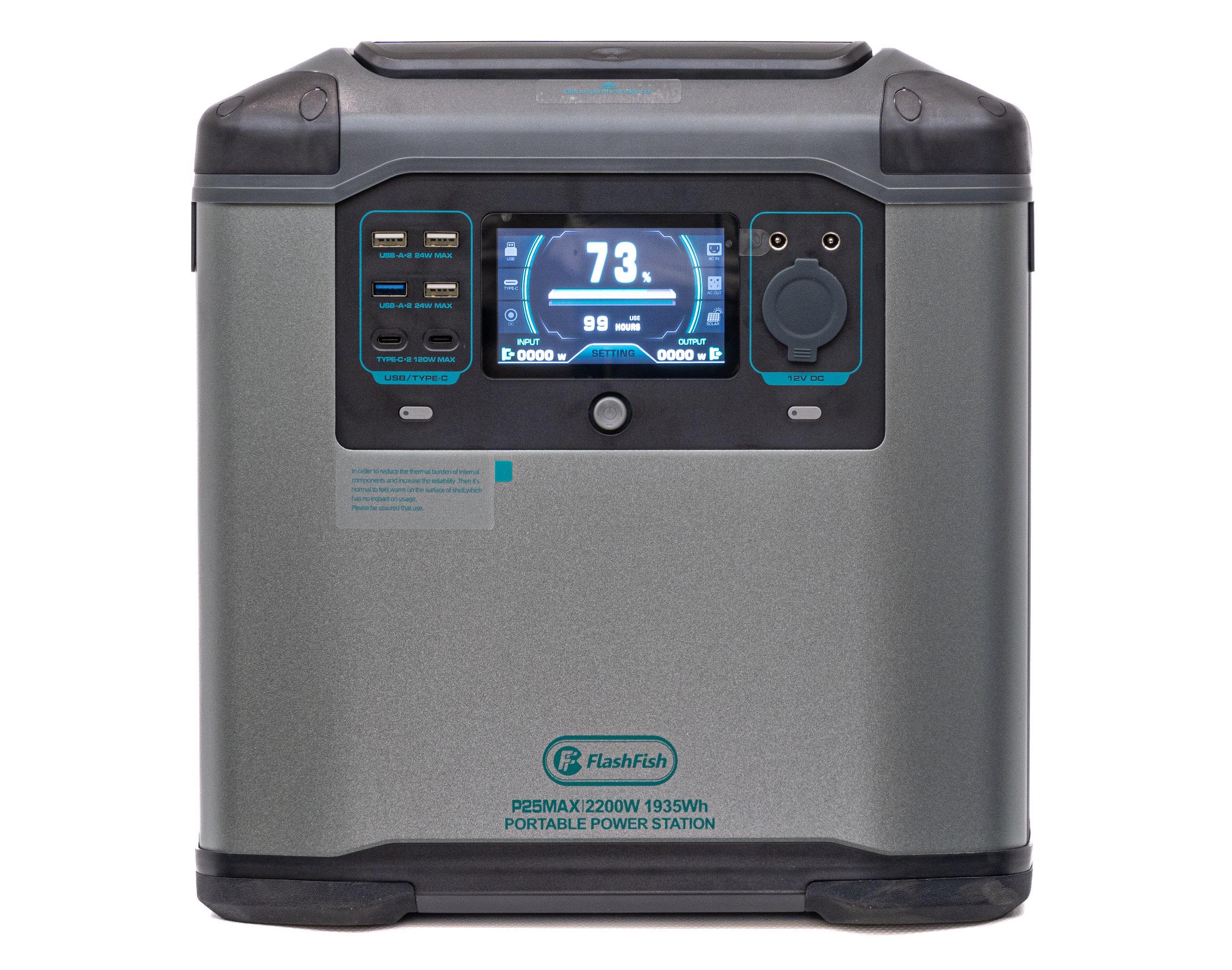 Зарядная станция FlashFish P25 MAX/2200 Вт/1935 Втч/Li-ion Серо-черный (FFP25MAX) Зарядная станция FlashFish P25 MAX/2200 Вт/1935 Втч/Li-ion Серо-черный (FFP25MAX)