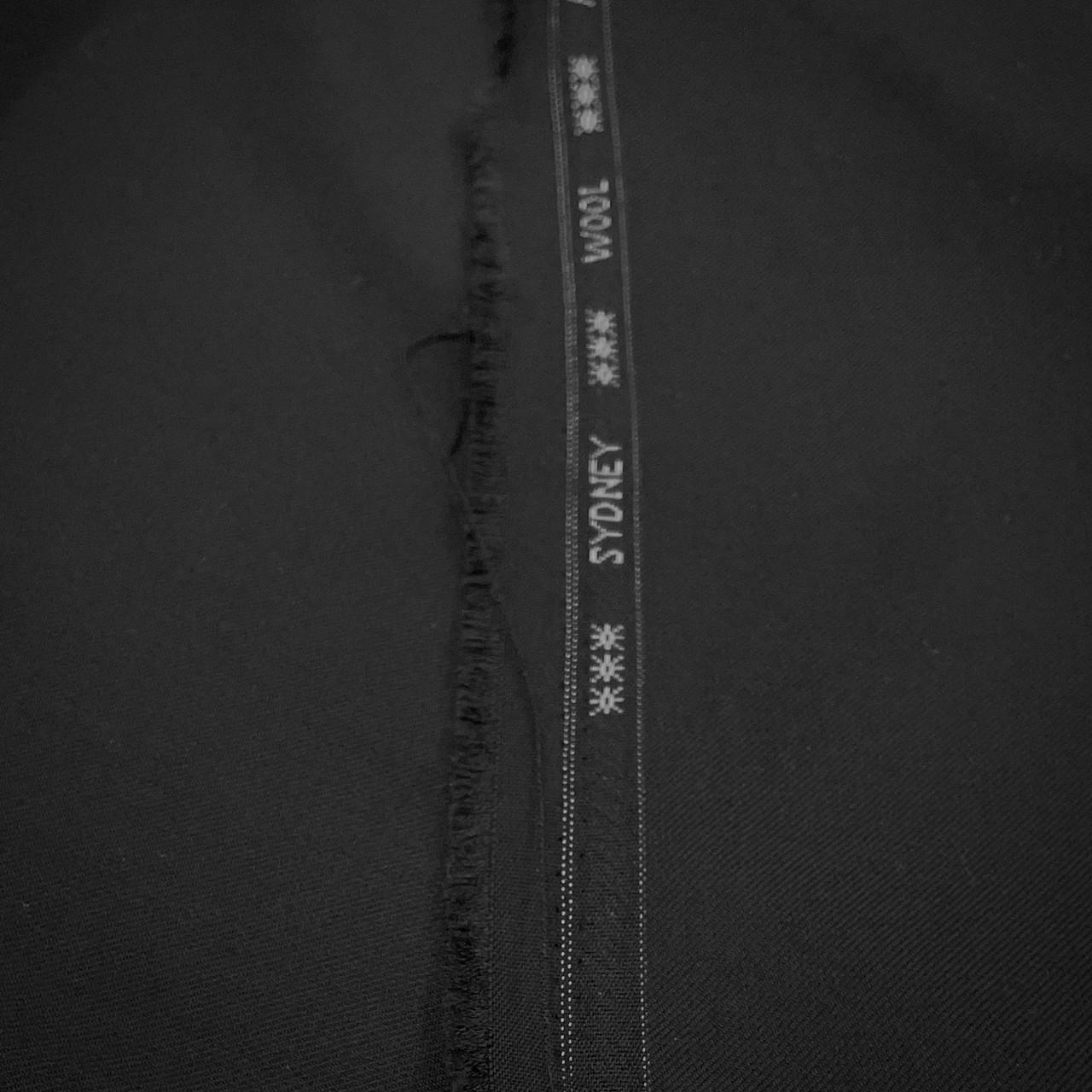 Тканина костюмна напіввовна SYDNEY Чорний (24758010) - фото 2 Тканина костюмна напіввовна SYDNEY Чорний (24758010) - фото 2