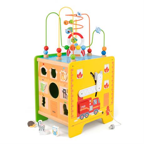 Игровой центр Viga Toys Большой бизикуб 5в1 (18296) Игровой центр Viga Toys Большой бизикуб 5в1 (18296)