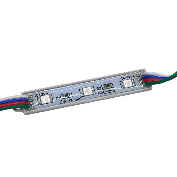 LED модуль BIOM SMD5050 0,72 Вт RGB 12В IP65 без линзы (11216)