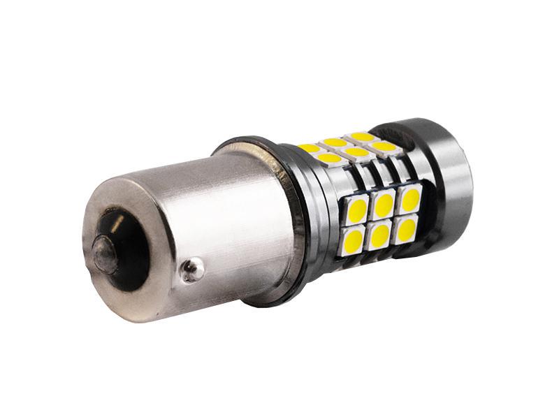 Автолампа светодиодная T25 P21W 1156 12-24 В SMD3030-27led Белый (2399) - фото 3