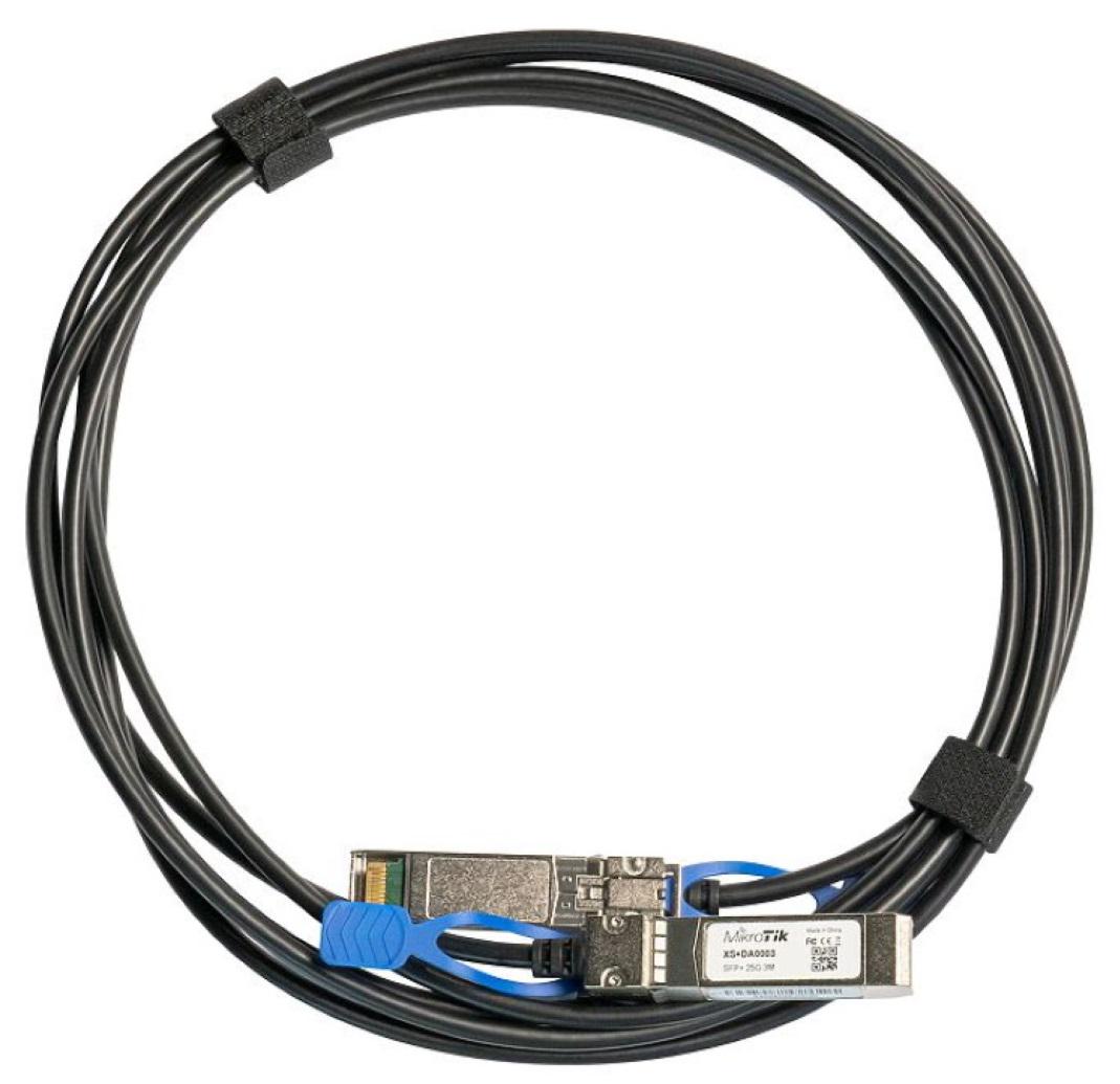 Патч-корд Mikrotik SFP28 SFP SFP+ SFP 25G 3 м Black (XS+DA0003)