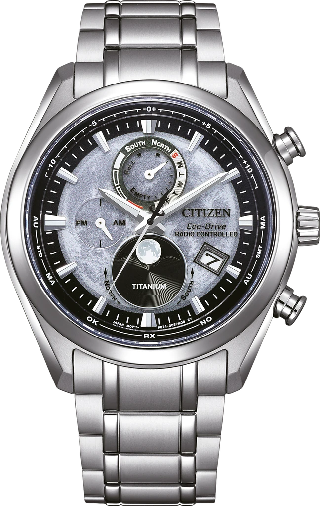 Наручний годинник чоловічий Citizen BY1010-81H із сапфіровим склом/титановим корпусом/сірим циферблатом та водозахистом 100 м