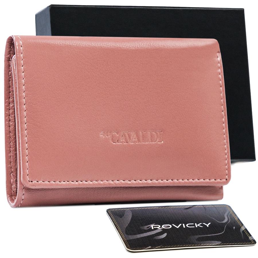 Кошелек женский кожаный 4U CAVALDI RD-17-GCL-0634 Розовый