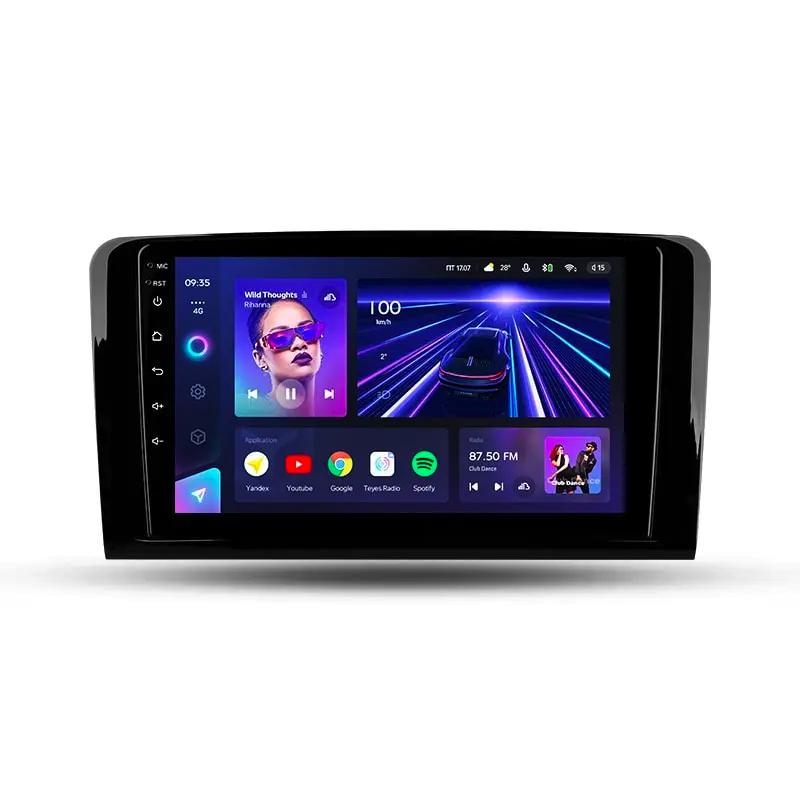 Автомагнитола штатная Teyes для Mercedes Benz ML/GL/ML350/GL320/X164 2005-2009 Android СС3 6/128G 360°