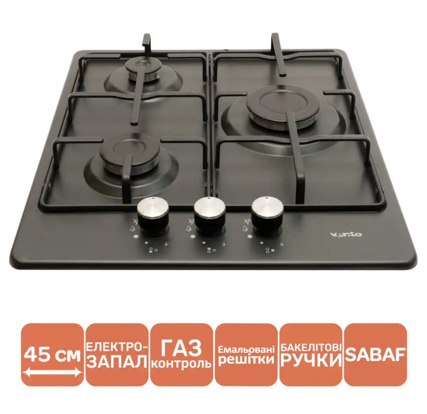 Варильна поверхня Ventolux HG430-B3 S AN - фото 7 Варильна поверхня Ventolux HG430-B3 S AN - фото 7