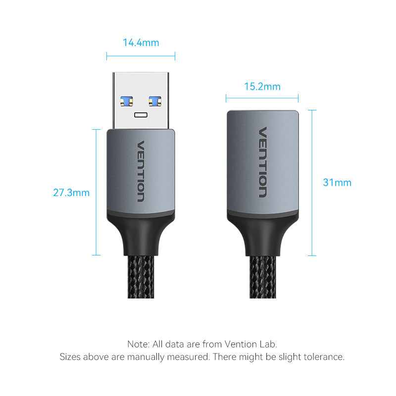 Кабель Vention USB 3.0 OTG USB3 1 м Black (CBLHF) - фото 5