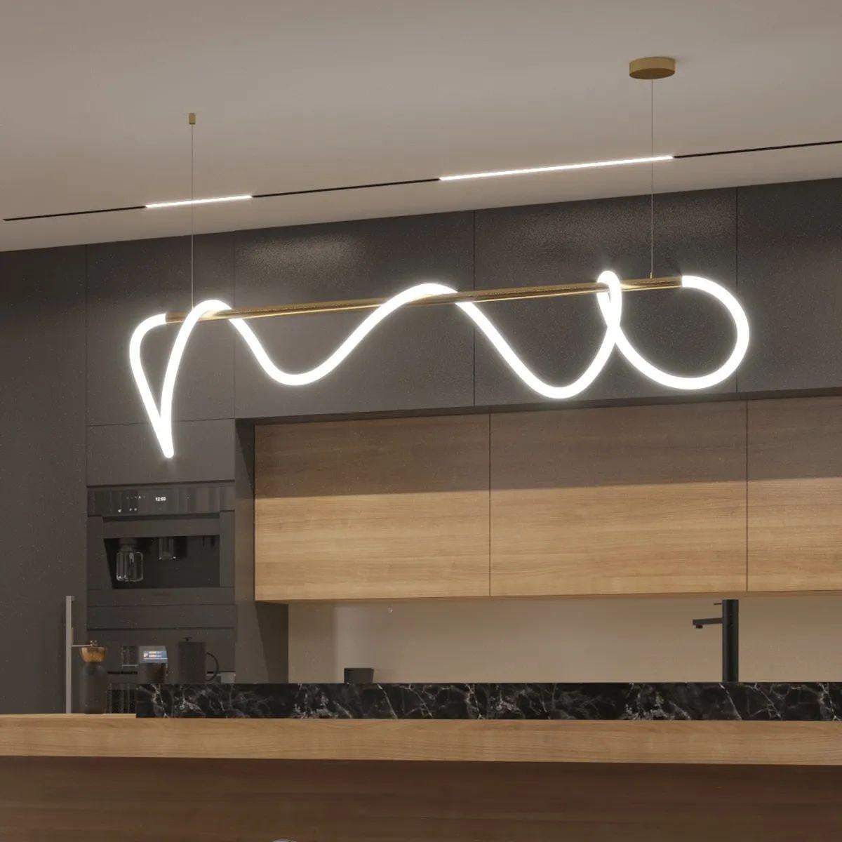 Світильник підвісний Mj-Light Rope L120 4000K Gd (10005)