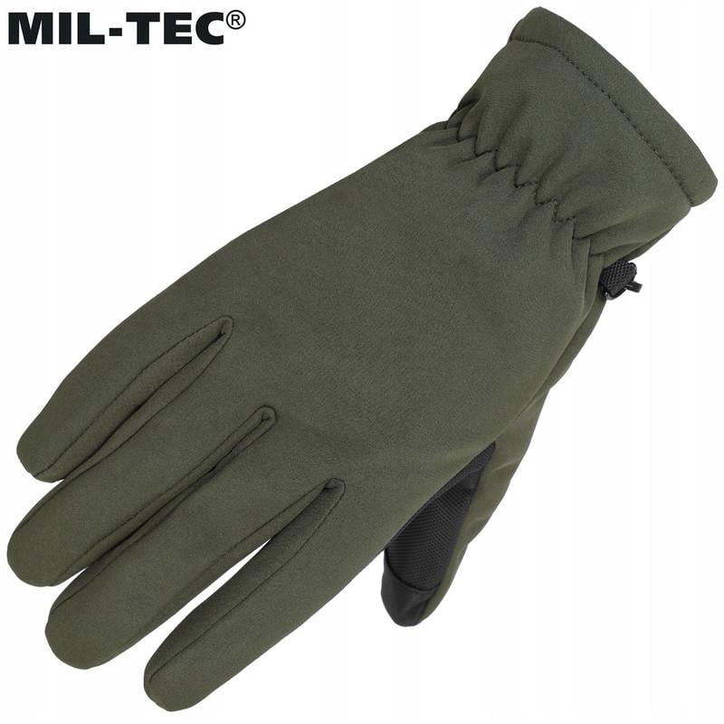 Рукавички Mil-Tec softshell утеплені зимові S Олива - фото 5